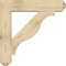 Ekena Millwork Funston Craftsman Rough Sawn Bracket w/ Offset Brace, Douglas Fir, 8"W x 36"D x 36"H BKT0806X36X36FST04RDF - alternate 2